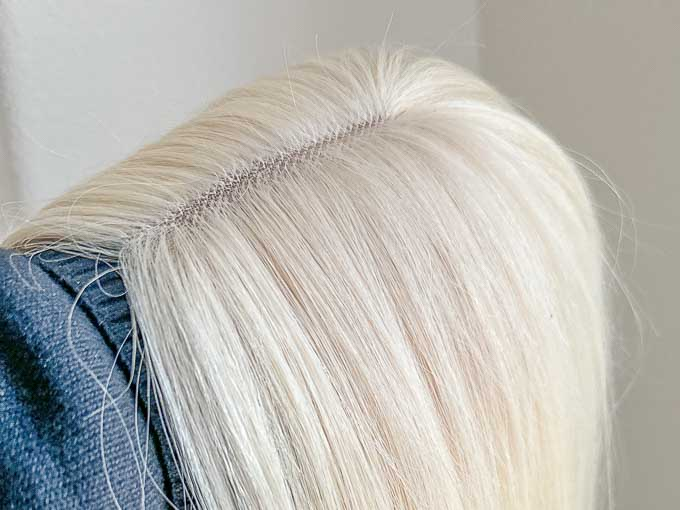 Platinum Blonde Hair Toppers