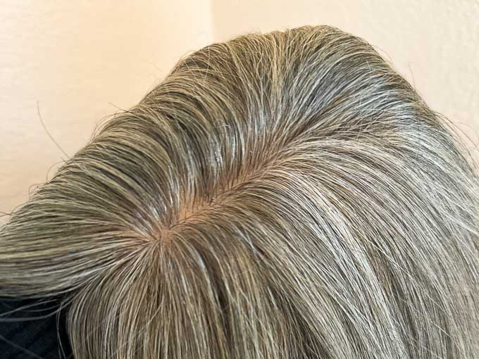 grey hair toppers