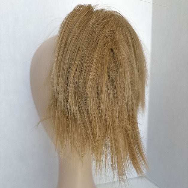 Tousled Updo Ponytail Butter Blonde
