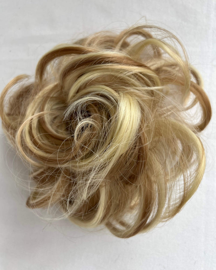 Apexhairs Curly Elastic Bun Hair Extension Hairpiece