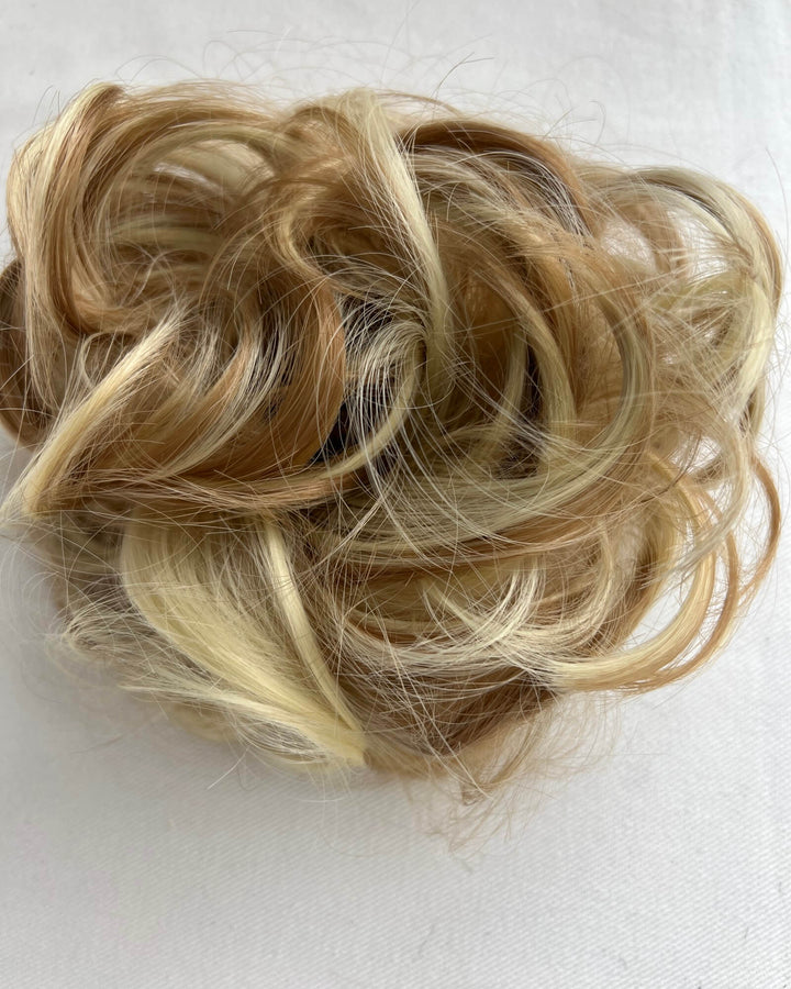 Apexhairs Curly Elastic Bun Hair Extension Hairpiece