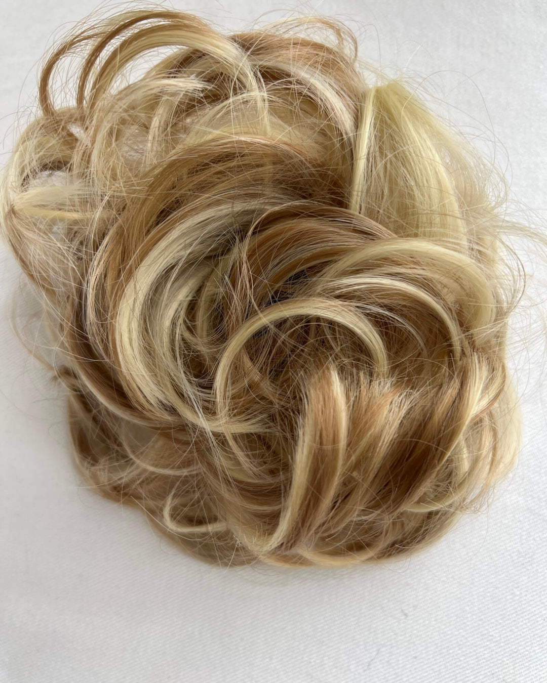 Apexhairs Curly Elastic Bun Hair Extension Hairpiece