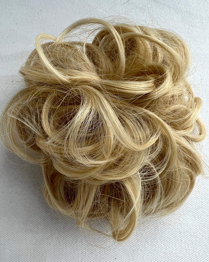 Apexhairs Blonde Hair Messy Bun