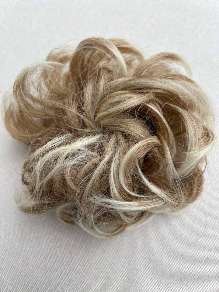 Messy Bun Hairpiece Light Brown Blonde Hair