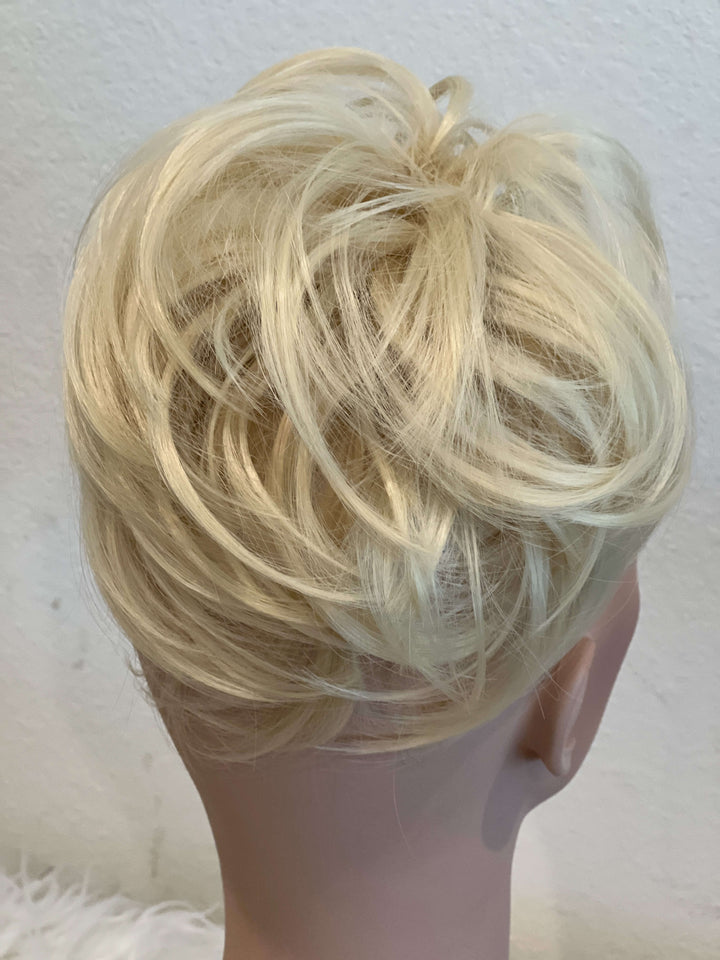 Messy Bun Hairpiece Scrunchie Straight Hair For Women