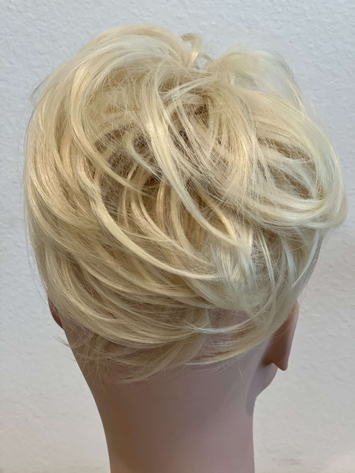 Messy Bun Hairpiece Scrunchie Straight Hair For Women