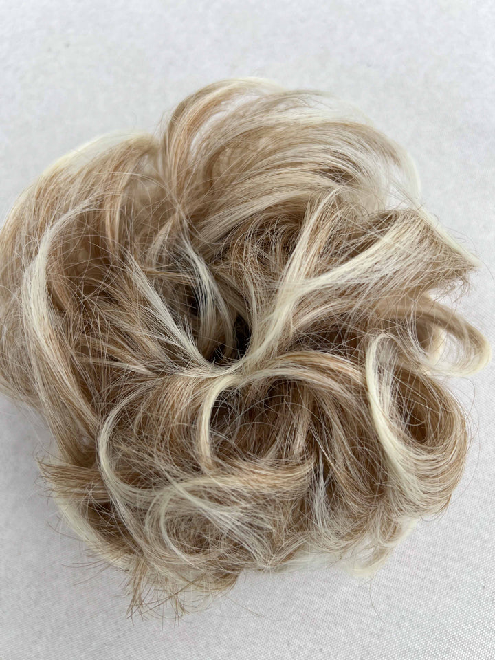 Messy Bun Hairpiece Light Brown Blonde Hair