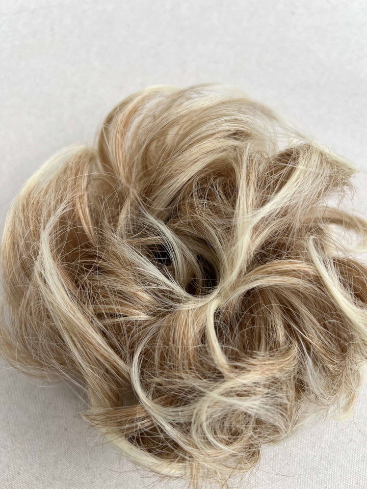 Messy Bun Hairpiece Light Brown Blonde Hair
