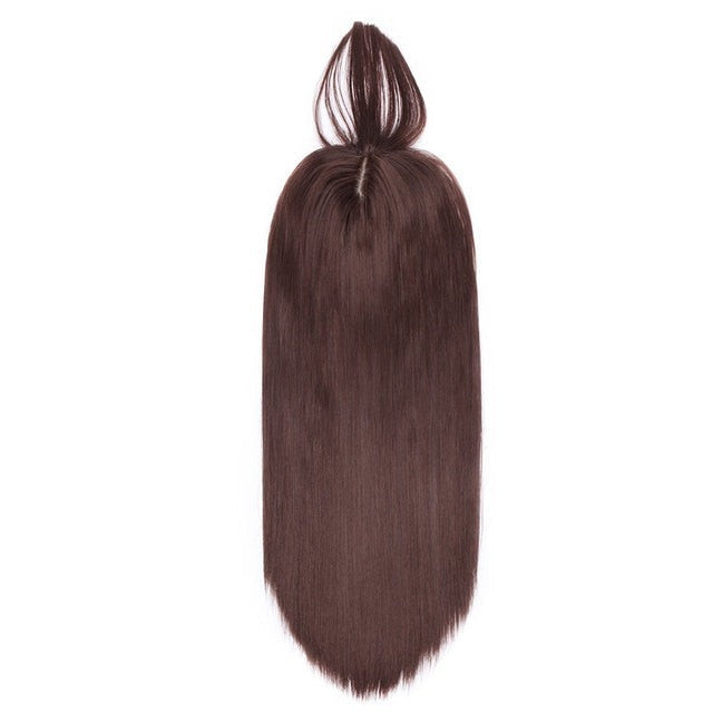 brown hair toppers with bangs#color_medium-brown