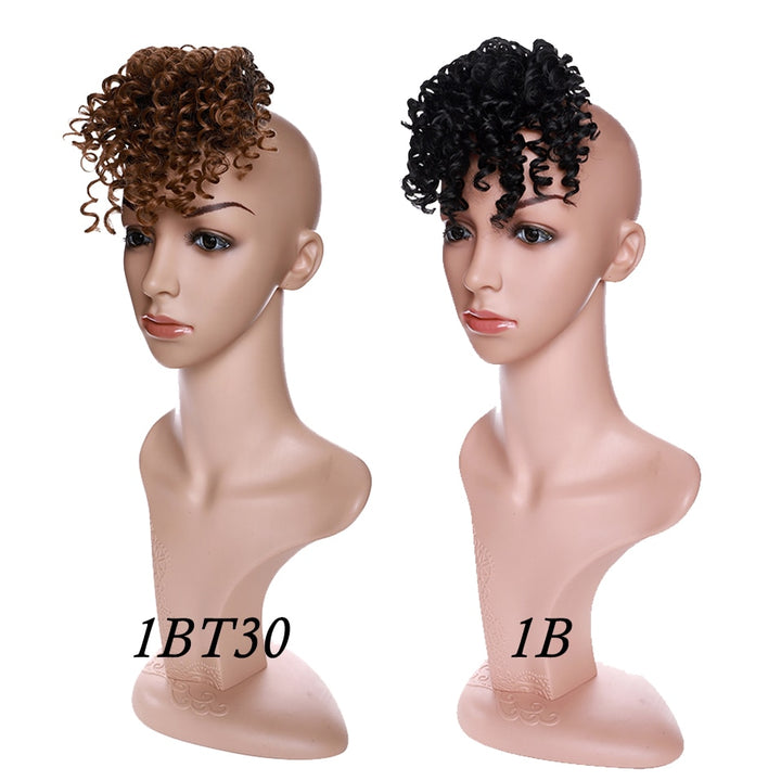 Apexhairs Curly Bangs Clip | Curly Clip In Hair Extensions