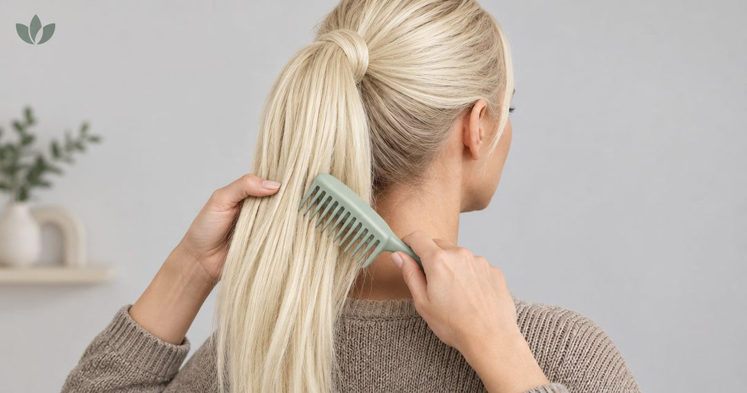 How to detangle a synthetic ponytail without pulling the fibers