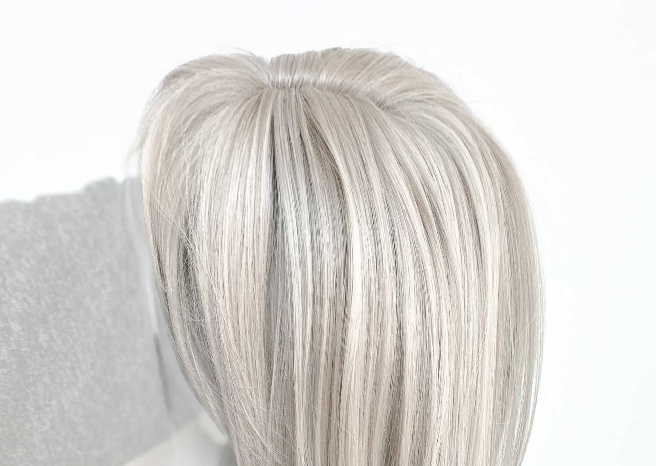 White Hair Toppers