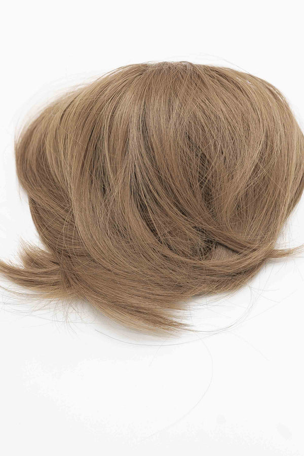 Messy Bun Extension Hairpiece Color Light Ash Blonde #27