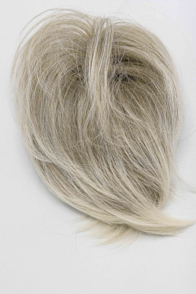 Blonde Grey Hair Bun Scrunchie Silver Blonde Hairpiece