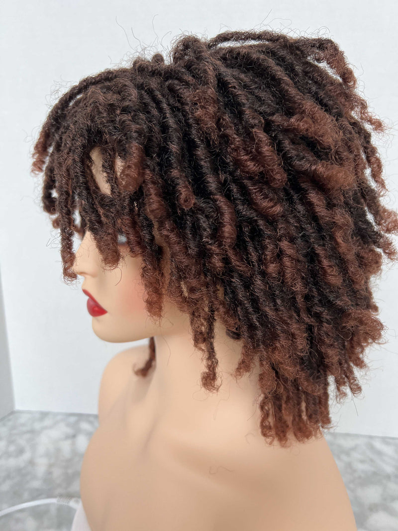 dreadlock wig ombre