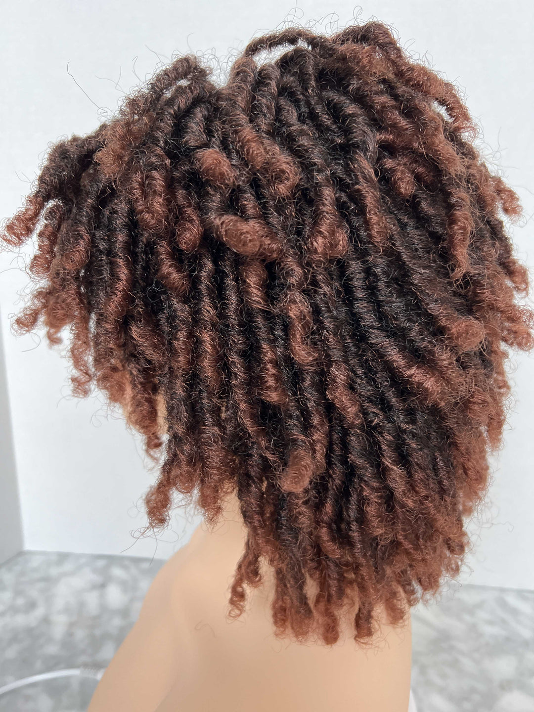 Short Dreadlocks Wig, Braided Wigs for Women Ombre