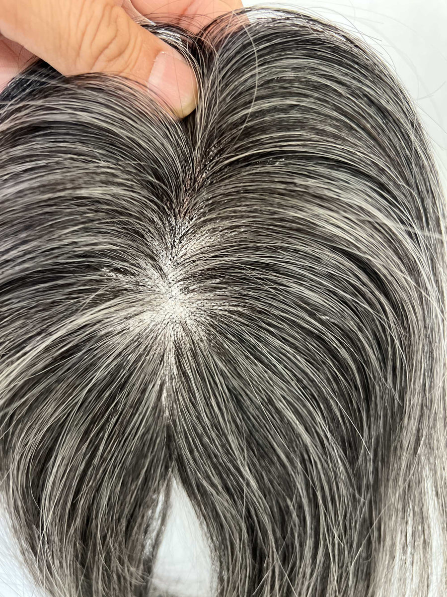 Toppers Hair Salt and Pepper Hair Piece Apexhairs