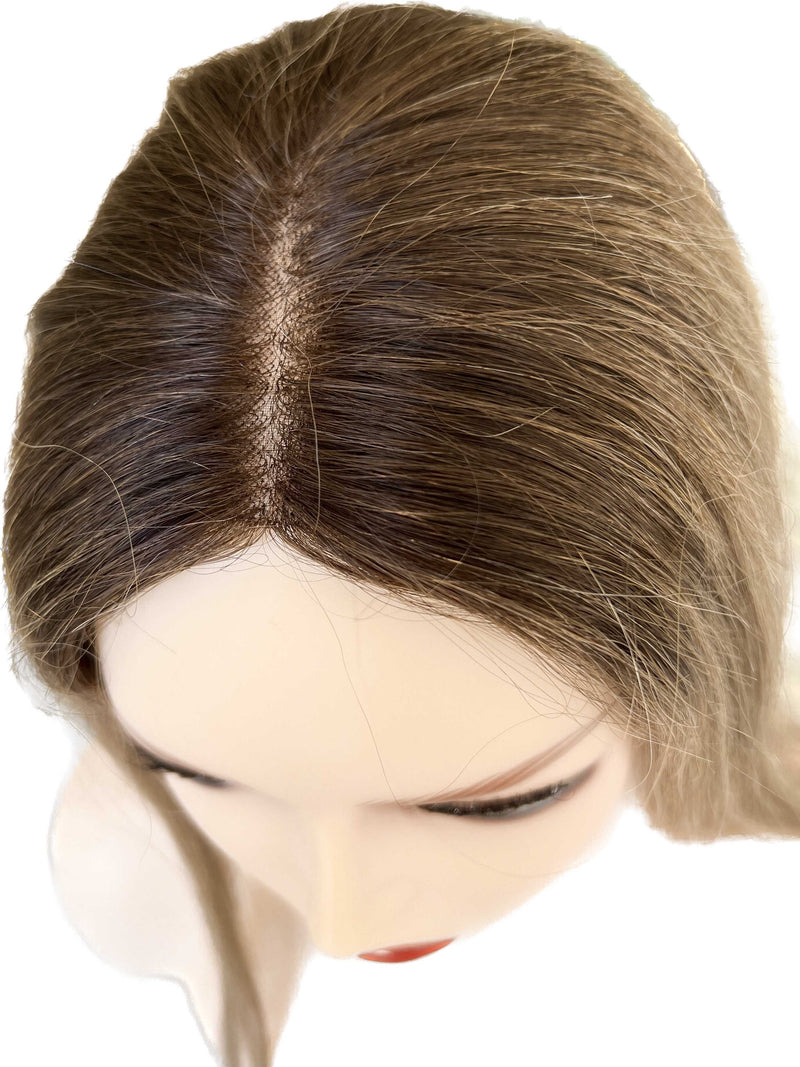 Hair Toppers for Thinning Hair Balayage Brown