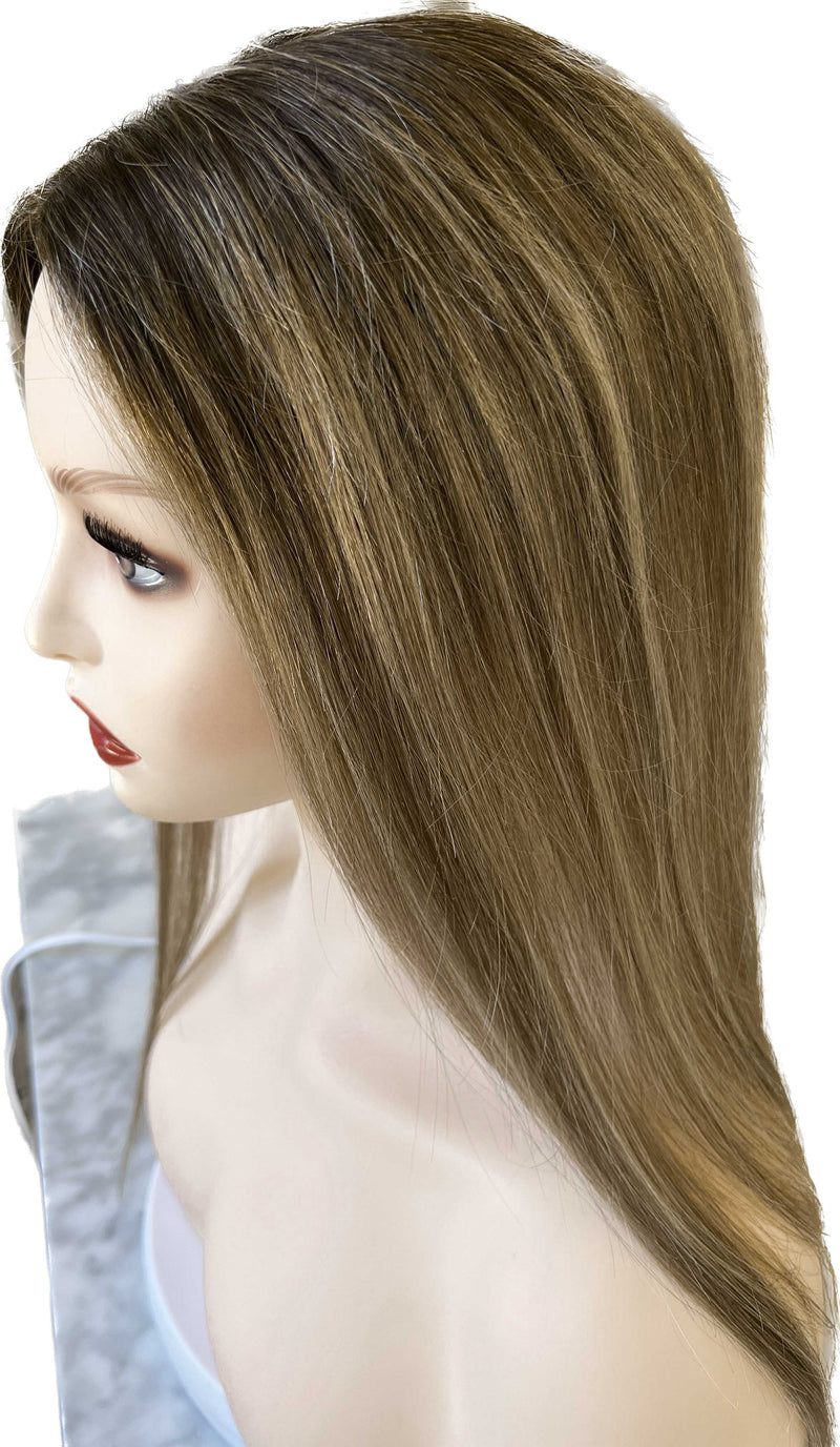 Hair Toppers for Thinning Hair Balayage Brown