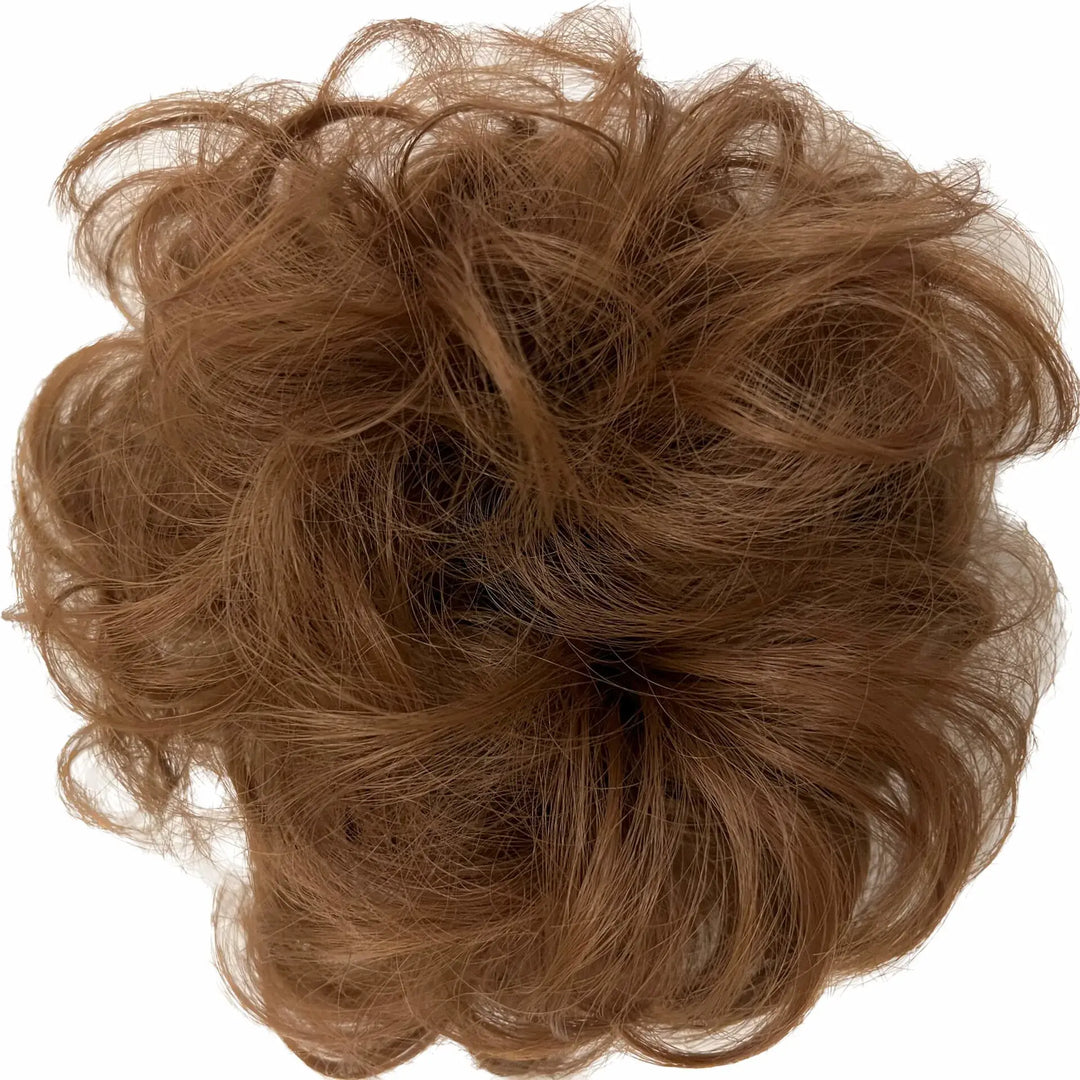 Light Brown Hair Bun#color_light-auburn