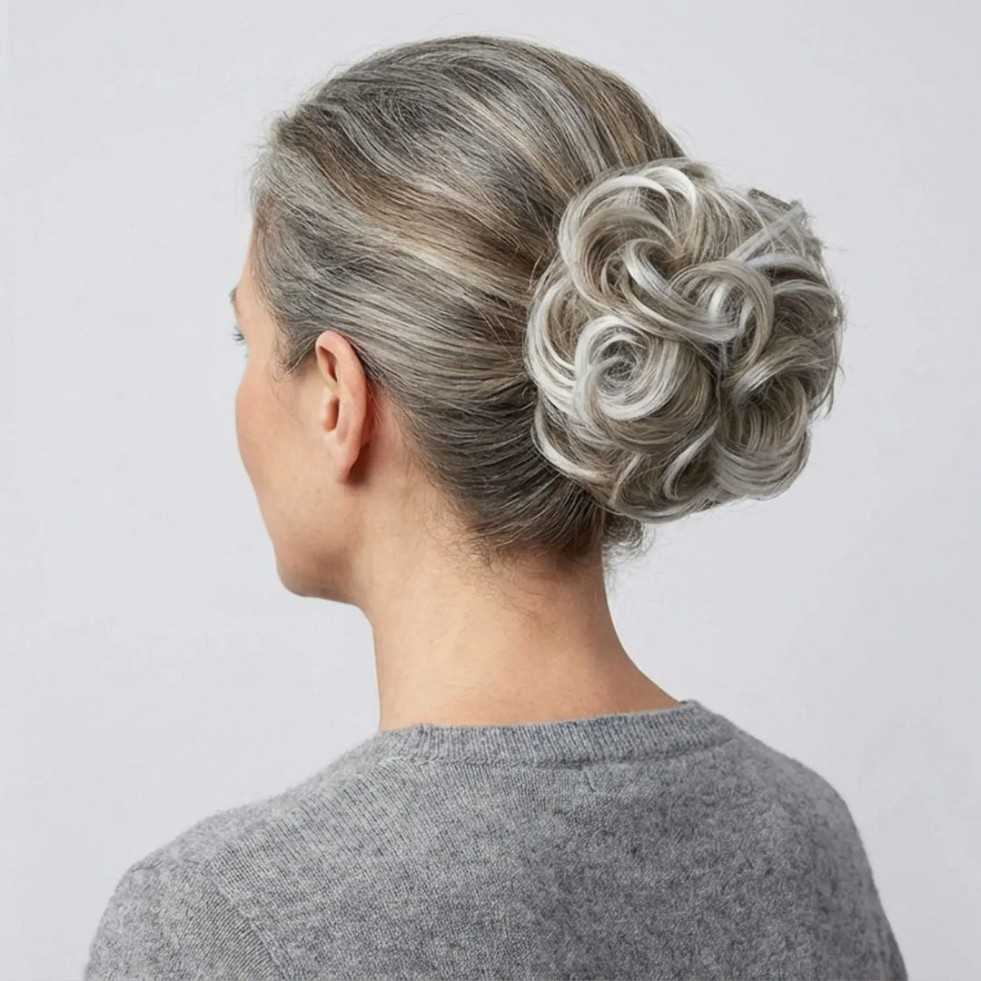 messy bun brown grey-1#color_blonde-mix-grey-hair
