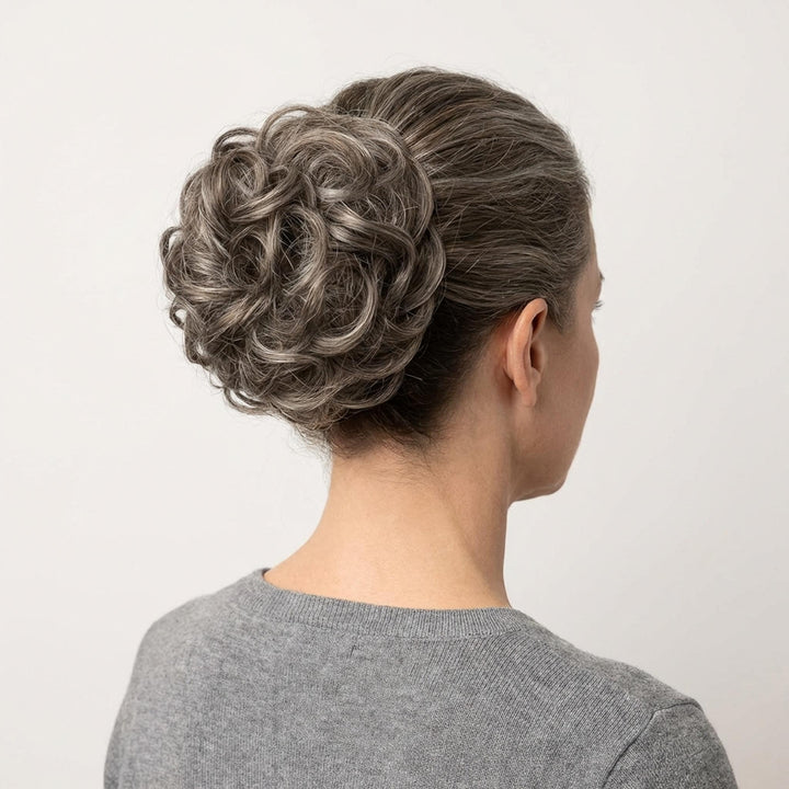 apexhairs messy bun ash grey#color_ash-grey
