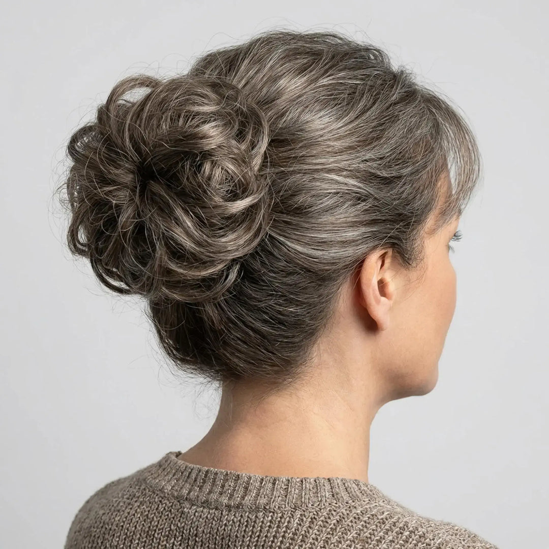 apexhairs messy bun ash grey#color_ash-grey