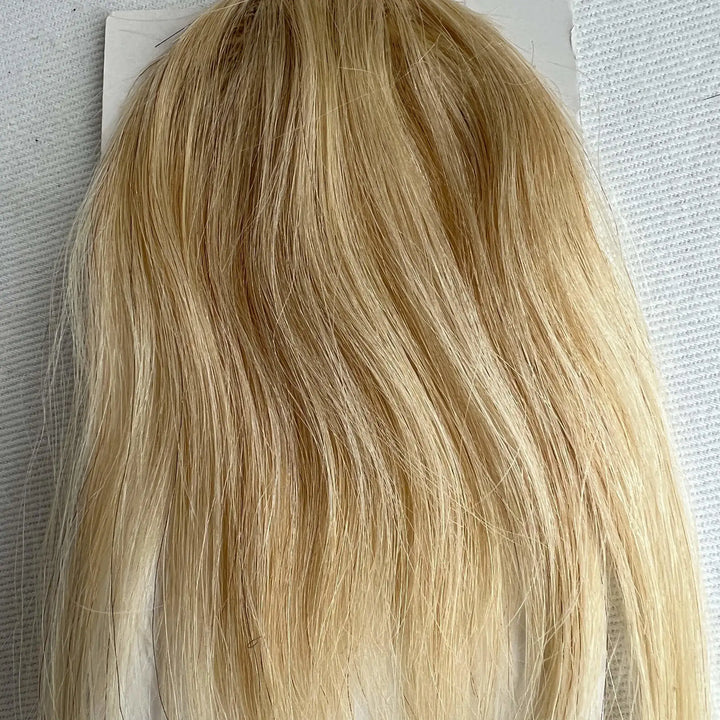 Clip in Bangs Blonde Real Human hair