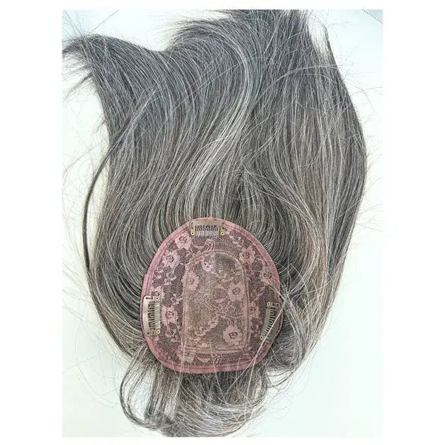 Dark Brown Grey Hair Topper