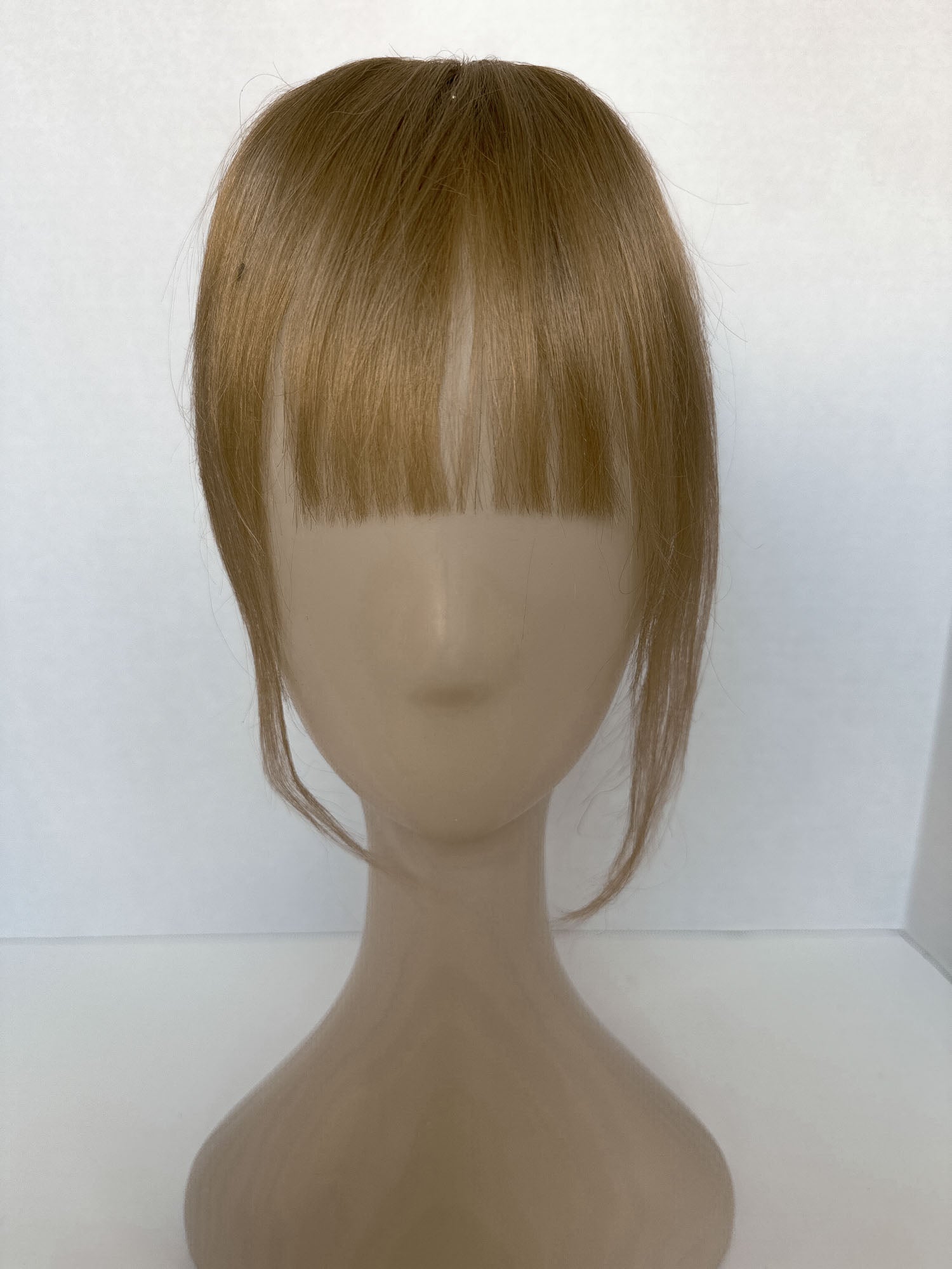 Blonde Bangs Human Hair Clip in Bangs Honey Blonde Apexhairs