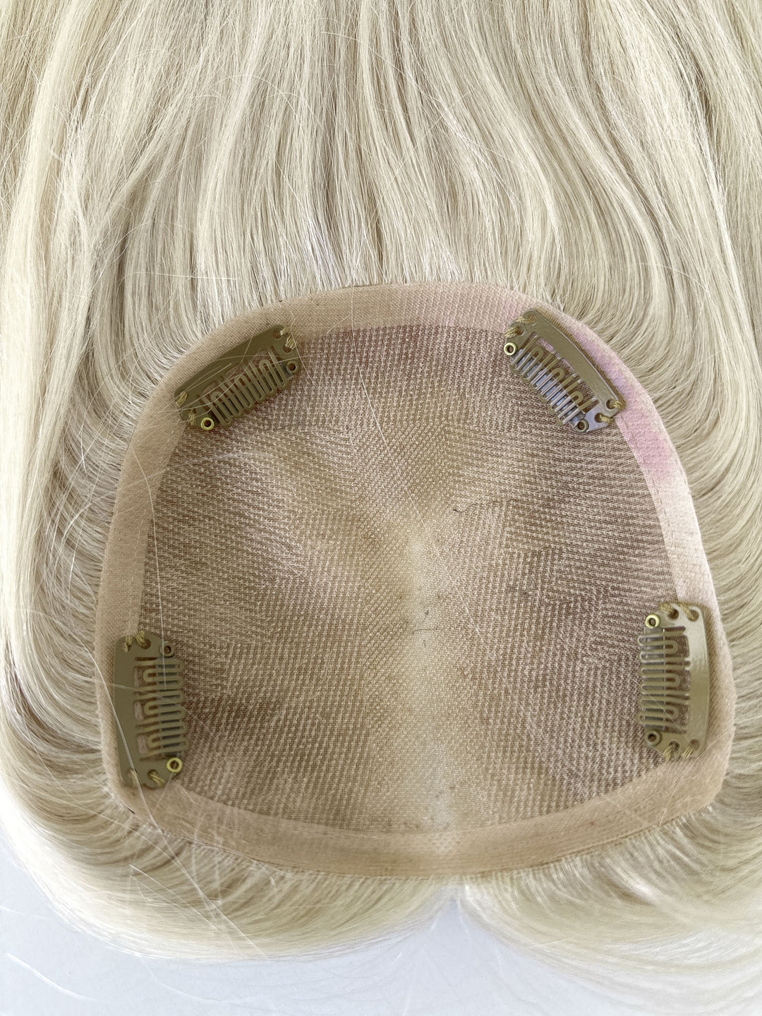 Blonde Hair Topper|Hair Toppers for Women | Platinum Blonde #60