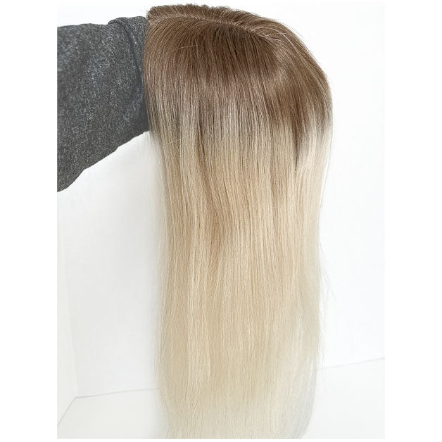 rooted blonde topper #color_brown-mix-light-blonde