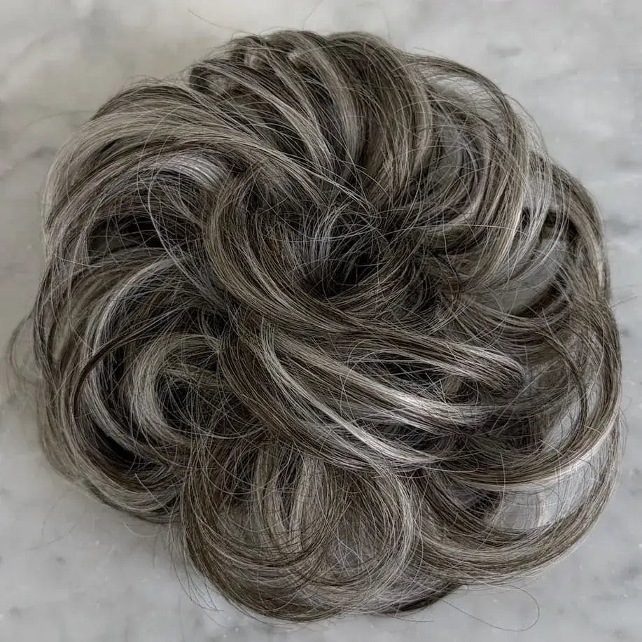 messy bun dark brown grey-1