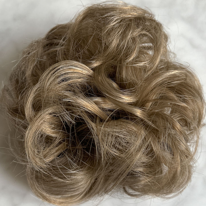 Messy Bun Hair Piece Extension Ash Brown Hair Color