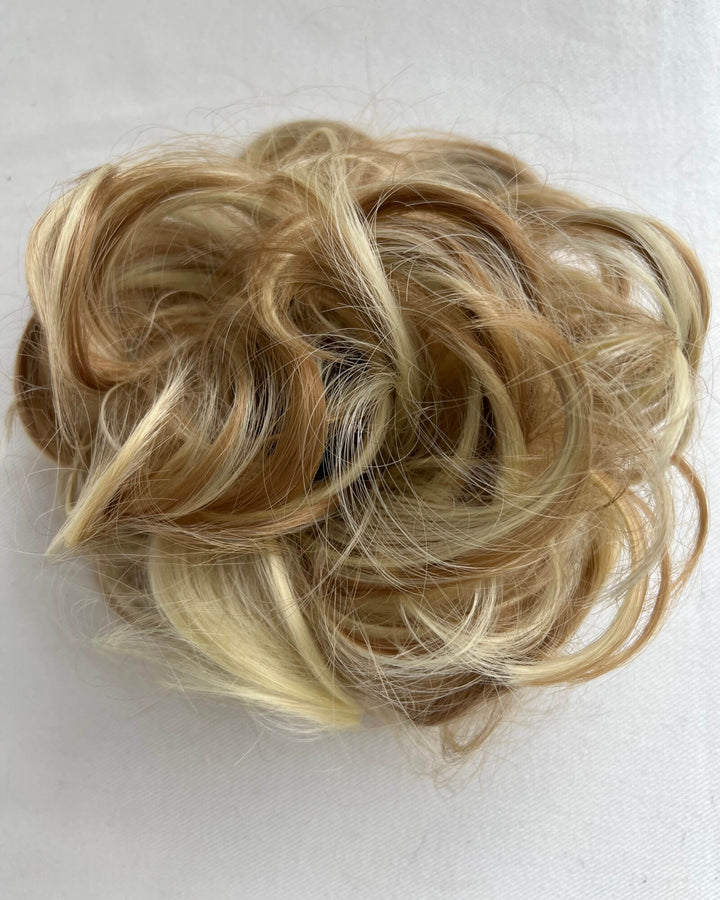 Apexhairs Curly Elastic Bun Hair Extension Hairpiece
