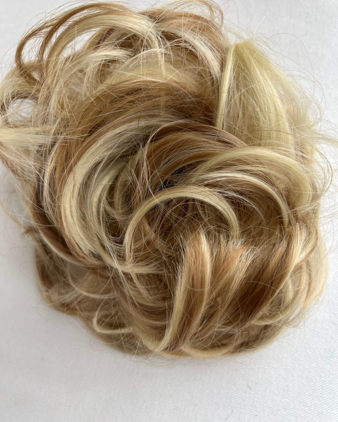 Apexhairs Curly Elastic Bun Hair Extension Hairpiece