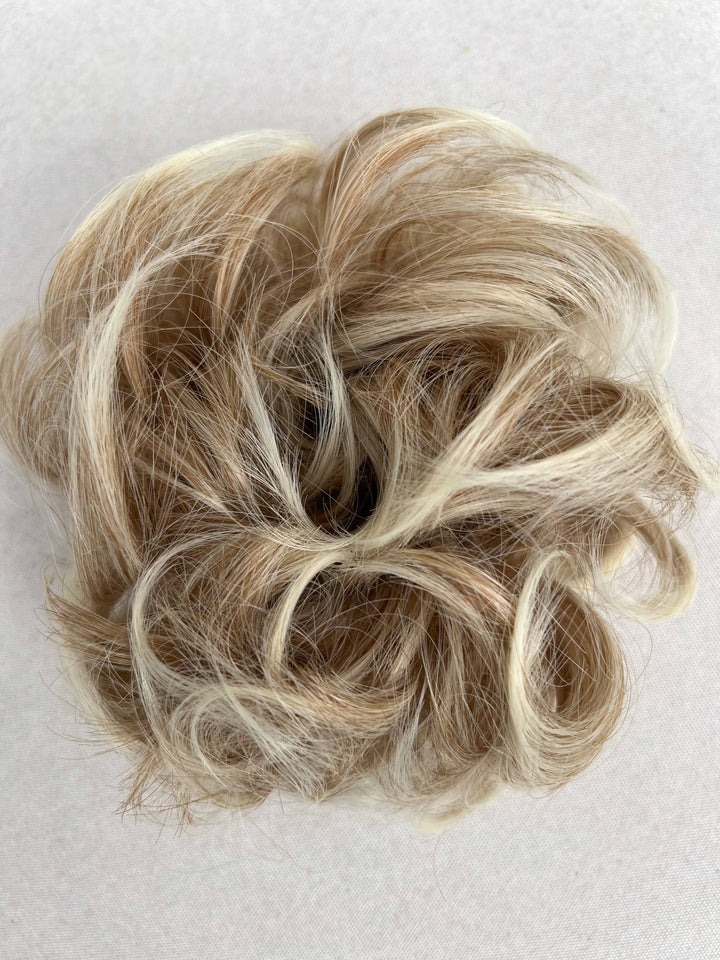 Messy Bun Hairpiece Light Brown Blonde Hair