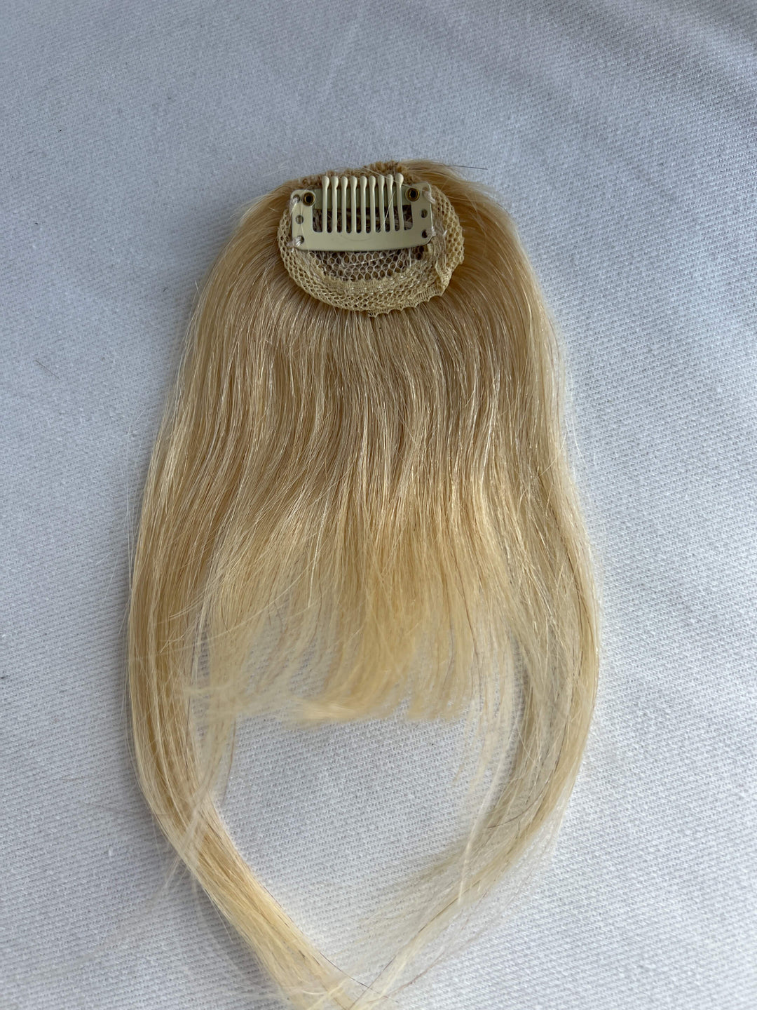 Clip in Bangs Blonde Real Human hair