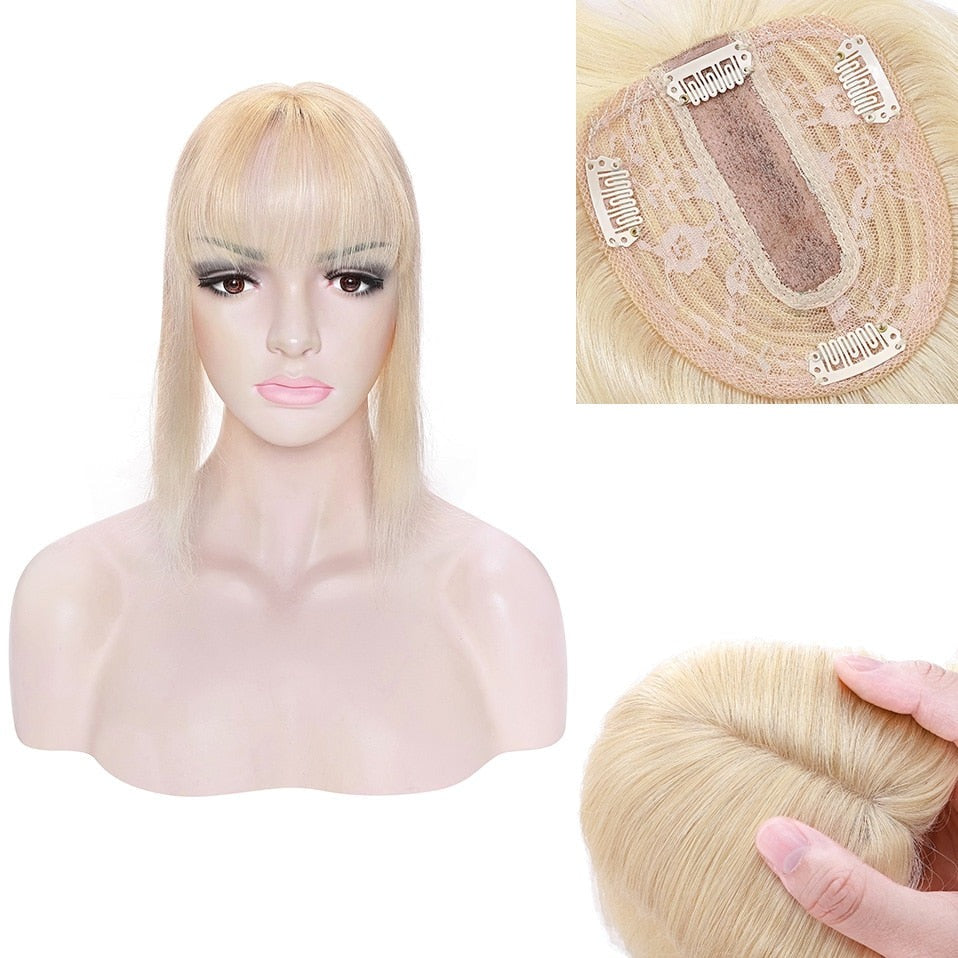 Women Hair Toppers Hairpiece with Bangs – Apexhairs