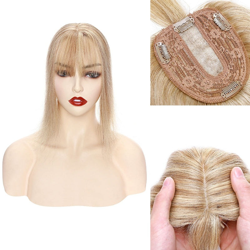 Apexhairs Women Hair Toppers Hairpiece with Bangs