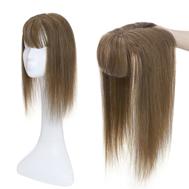 Apexhairs Women Hair Toppers with Bang