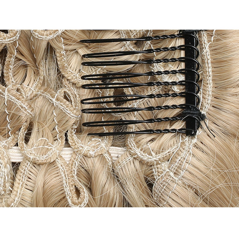Chignon Messy Bun Hair Bun With Plastic Comb Clips