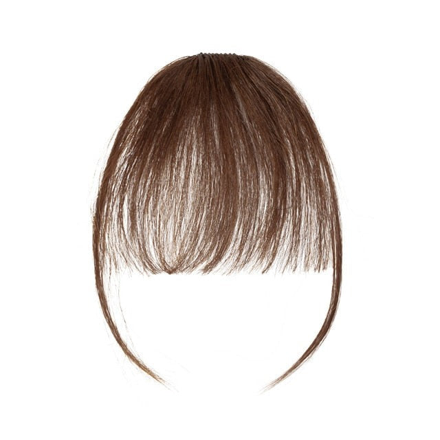human hair clip in bangs dark brown#color_medium-brown